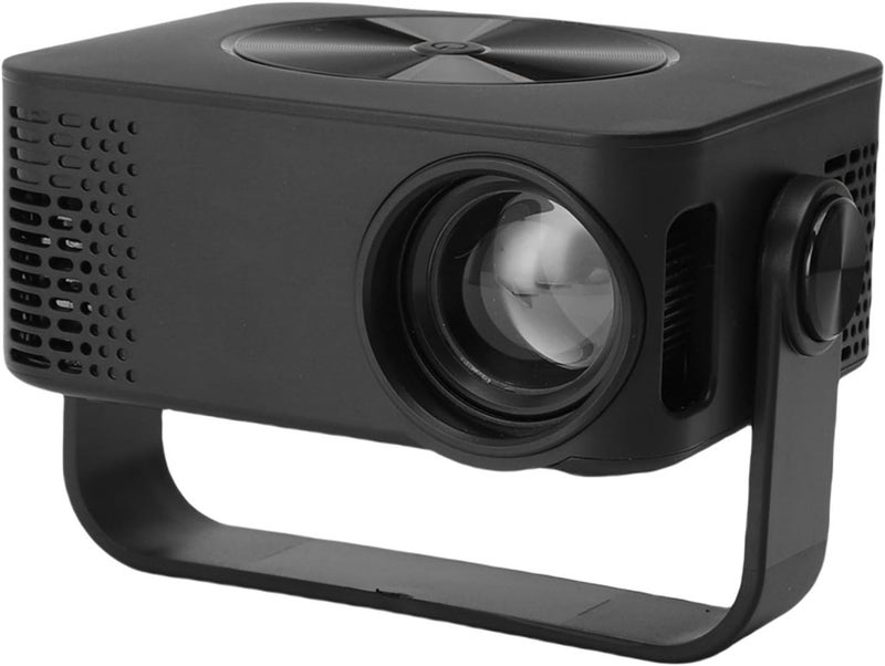 1080P WiFi Projector Portable Outdoor Movie Projector with Auto Keystone Correction 360 Rotating Lens for Home Theater Camping Gaming (US Plug) - Image 1