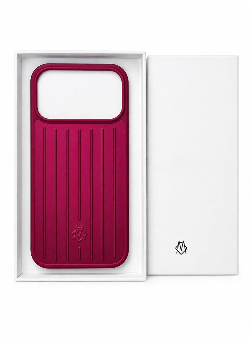 Luxury Protective Case for iPhone 17 Pro Max –Berry Red - Image 2