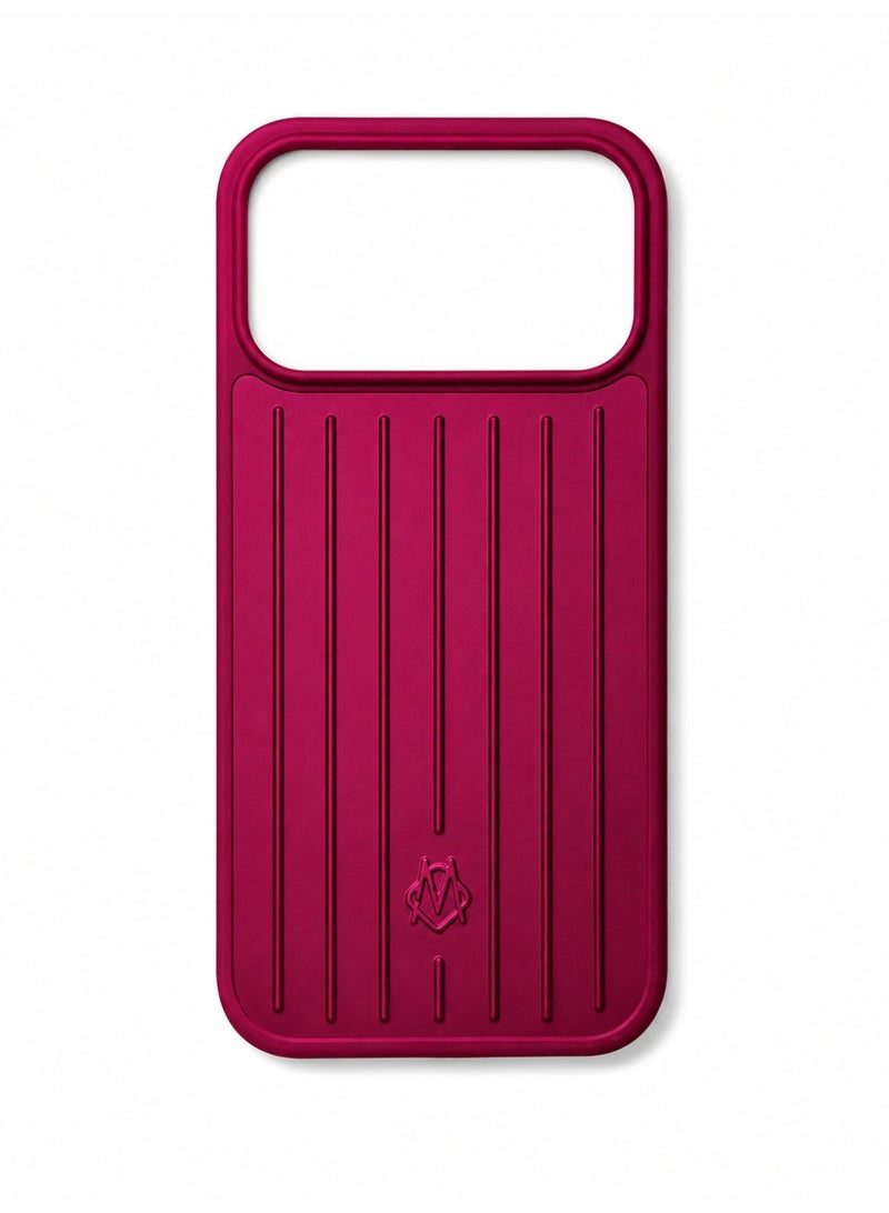 Luxury Protective Case for iPhone 17 Pro Max –Berry Red - Image 1