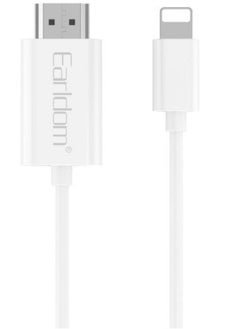 NEW ET-W33 HDMI to Lightning Adapter Cable, 2 Meters - High-Definition Streaming for iPhone u0026 iPad