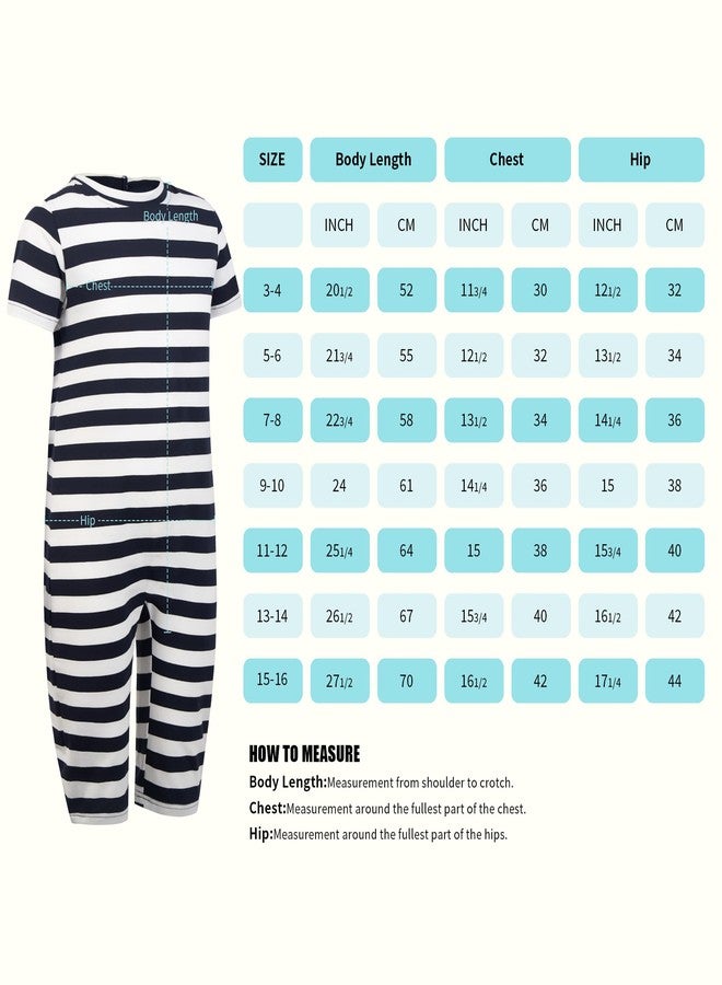 EEOST Adaptive Clothing for Kids Special Needs Autism Sensory Jumpsuit Anti-Strip Romper with Back Zipper Sizes 3-16 Years (Navy/White, 3-4 Years Old) - Image 4