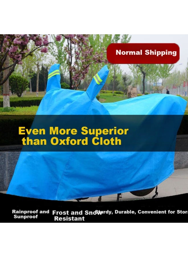 Bwnk Electric Vehicle Rain Cover Electric Vehicle Clothing Home User Outdoor Travel Summer Rainproof Sunscreen Dustproof Sand Winter 2XL - Image 1