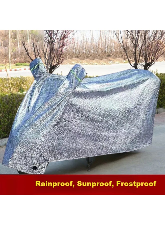 Bwnk Electric Vehicle Rain Cover Electric Vehicle Clothing Home User Outdoor Travel Summer Rainproof Sunscreen Dustproof Sand Winter 2XL - Image 3