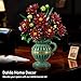 PLAXSOON Flowers Building Set with Vase Dahlia Flower Bouquet Botanical Collection Building Block Toy 1482 PCS Gothic Artificial Plant Bonsai Kit Home Decor Gift for Her Adults Kids Girls 12 - Image 4