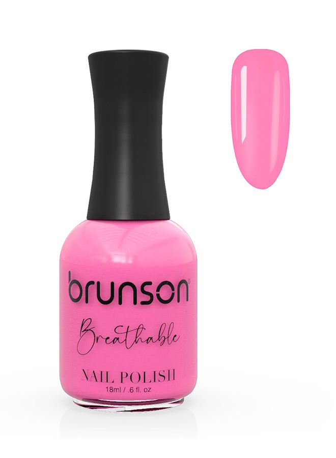 brunson Breathable Nail Polish Halal nail polish Wudu friendly Quick-Dry Vegan long lasting but easy peel off   18ml BH160