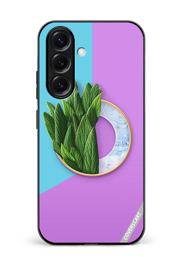 VR CREATIVE Protective Case Cover For Samsung Galaxy S25 Plus Flower Design Multicolour