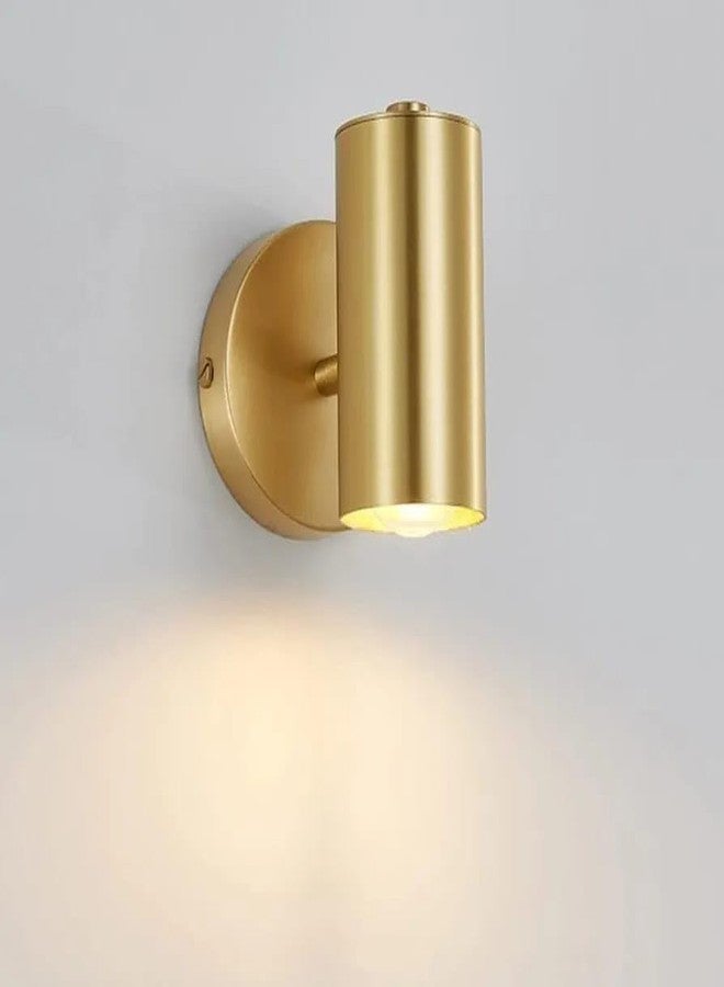 Glowave 10W Modern LED Wall/Ceiling Spot Light with Adjustable Head - Warm White (Antique Brass Gold) - Image 2