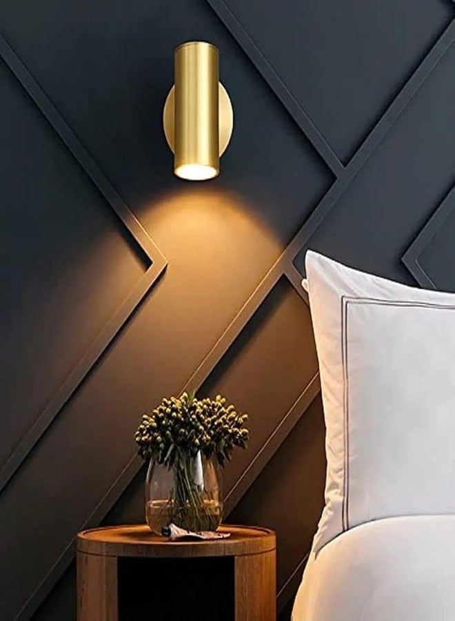 Glowave 10W Modern LED Wall/Ceiling Spot Light with Adjustable Head - Warm White (Antique Brass Gold) - Image 4