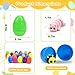 NEXT STOP M Easter Egg with 38 pcs 3D Printed Animal Figurines SetArticulated Flexible and Exquisitely Cute Easter Basket Stuff Fillers with Easter Egg for Kids - Image 4