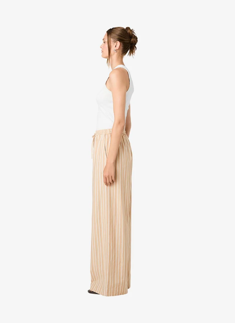 French Connection  Women's Sandlot Stripe Aspen Linen Drawstring Pants for Women | Best Price UAE