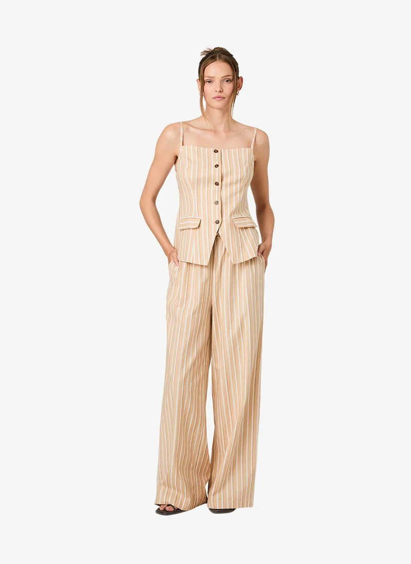 Women's Sandlot Stripe Aspen Linen Drawstring Pants