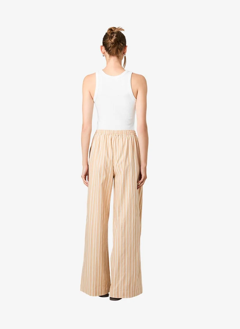French Connection  Women's Sandlot Stripe Aspen Linen Drawstring Pants for Women | Best Price UAE