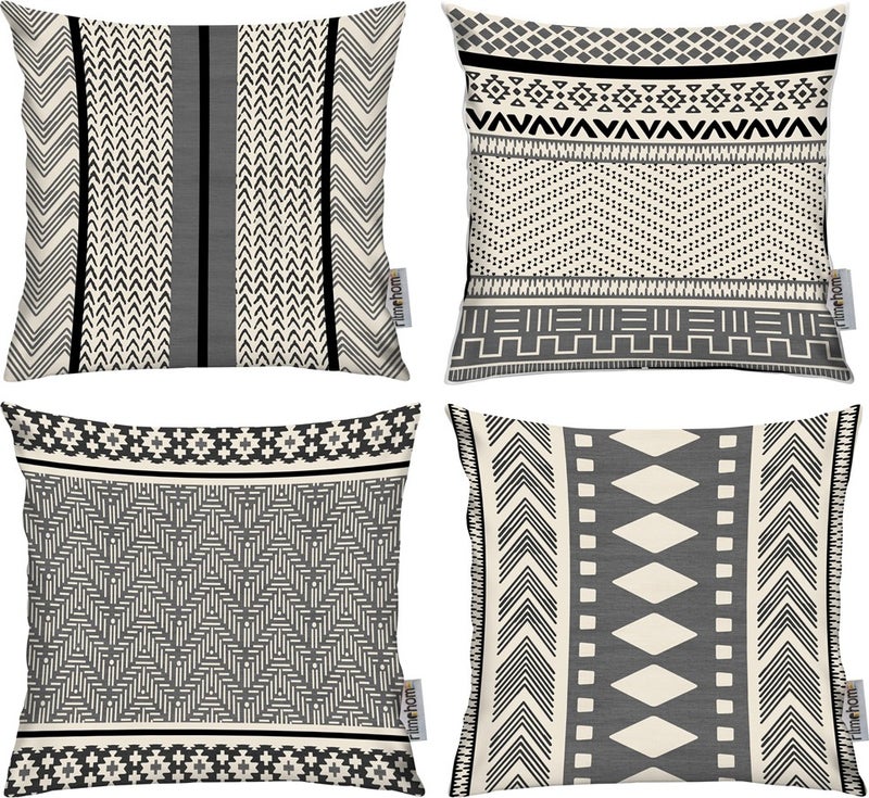 Scandinavian 4-Piece Throw Pillow Case 