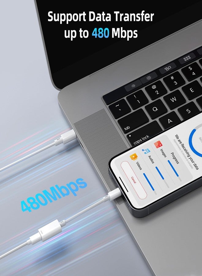 Vcddom USB C to Lightning Headphone Audio Adapter, USB Type C Male to Female Lightning Earphone Adapter with Fast Charge Data Transfer for iPhone 17/17 Pro/16, iPad Pro, iPad Air 6/5, Galaxy S25/S24 - Image 5