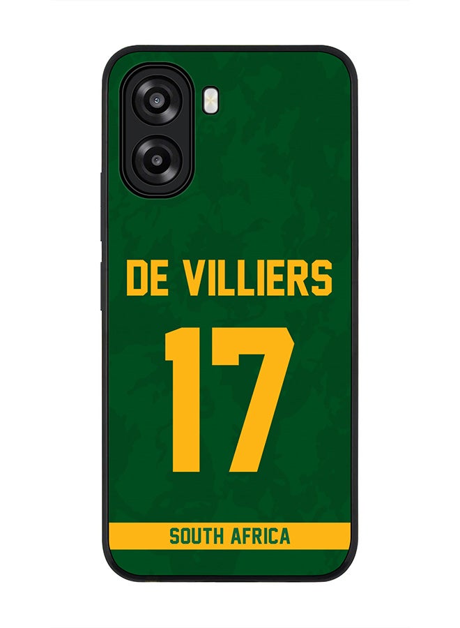 Stylizedd For Oppo A6x 5G / A6x 4G Case,Slim fit Camera Protection, Shockproof Thin Phone cover  - South Africa AB de Villiers, Jersey No 17 - Image 1