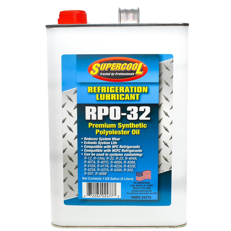 TSI Supercool 24773 HVAC RPO 32 Viscosity Refrigeration Lubricant 128oz 1Pack - Image 2