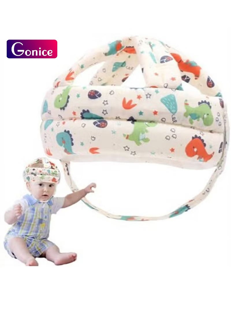 Gonice Baby Safety Helmet for Crawling and Walking 6 to 20 Months (Dinosaurs) - Image 1