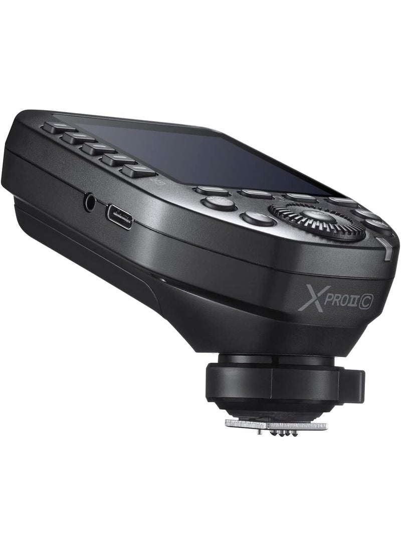 Godox Godox XProII-C 2.4G Flash Trigger Transmitter TTL Autoflash 1/8000s Bluetooth Control, Scanning Function Compatible with Canon R5 R6 5D 6D, 60D, 50D, 500D 450D, 400D, 100D, 11 00D, M5, M3 DSLR Cameras  - Image 2