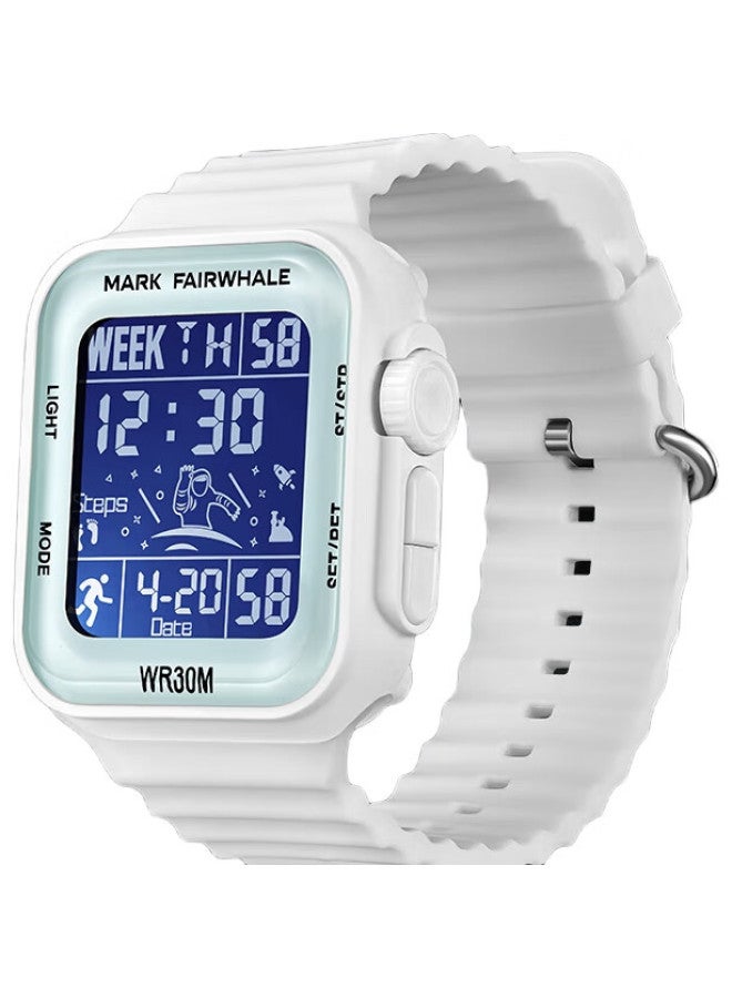 FAIRWHALE (Fairwhale) Men'S Sports Watch Student Fashion Led Electronic Smart Watch Alarm Clock Timing Night Light Waterproof Wristwatch 4430 - Image 1
