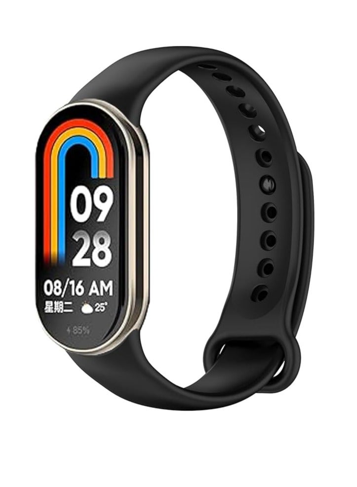 Compatible with Xiaomi Mi band10/ Xiaomi Mi band 9/ Xiaomi Mi band 8 Replacement Strap, Silicone Skin-Friendly Wrist Strap Sports Wristbands for Women Men Xiaomi Band 8/9/10 - Image 1