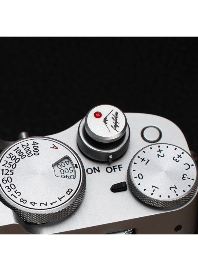 For Fuji Xt30xm5 Camera Shutter Button Cap Xt50 Hot Boot Cover Nikon Z30z50 Second Generation Accessories-Color:Threaded Mount Fuji Shutter Button—aluminum Alloy