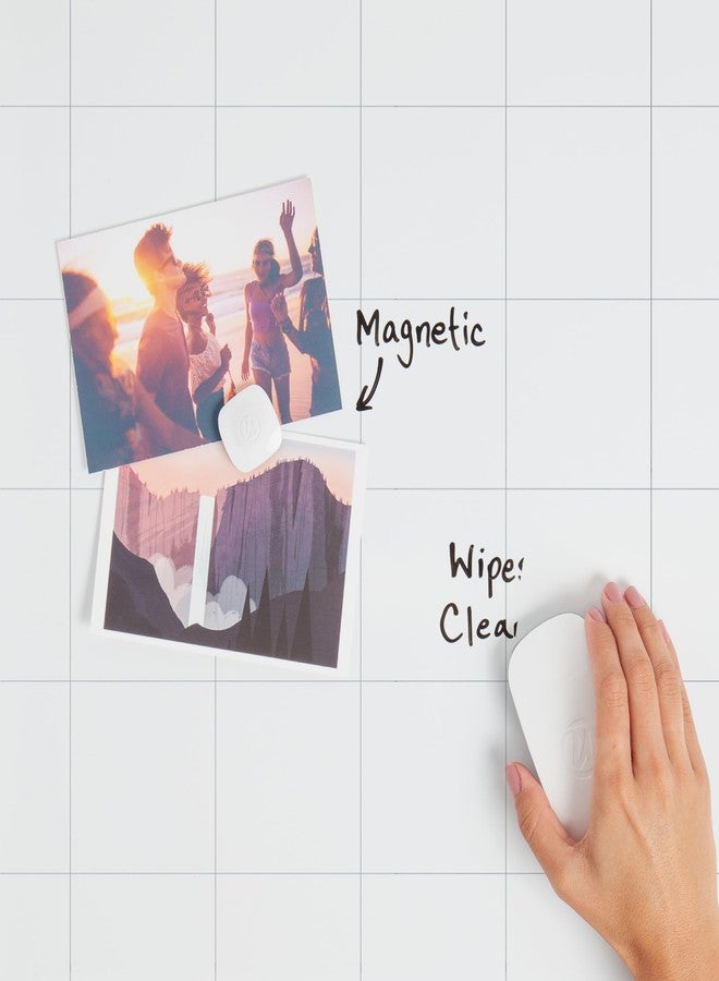 U Brands Magnetic Dry Erase Monthly Calendar Whiteboard 16" x 20", Gold Aluminum Frame, Wall Mounted Planner for Office, Home, and Classroom, Includes Marker and Magnet - Image 4