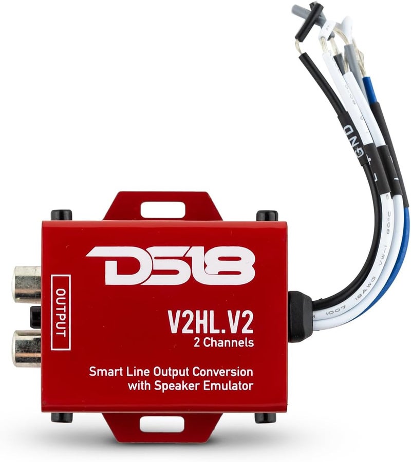 DS18 V2HL.V2 Car Amplifier 2 Channel Hi Low RCA Converter - Image 1