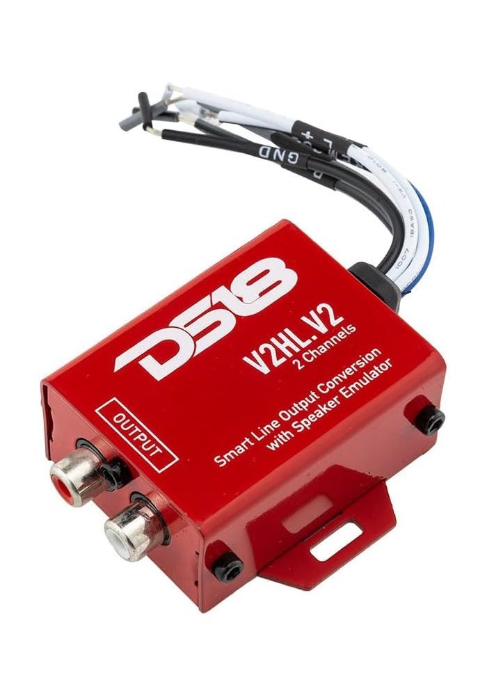 DS18 V2HL.V2 Car Amplifier 2 Channel Hi Low RCA Converter - Image 5
