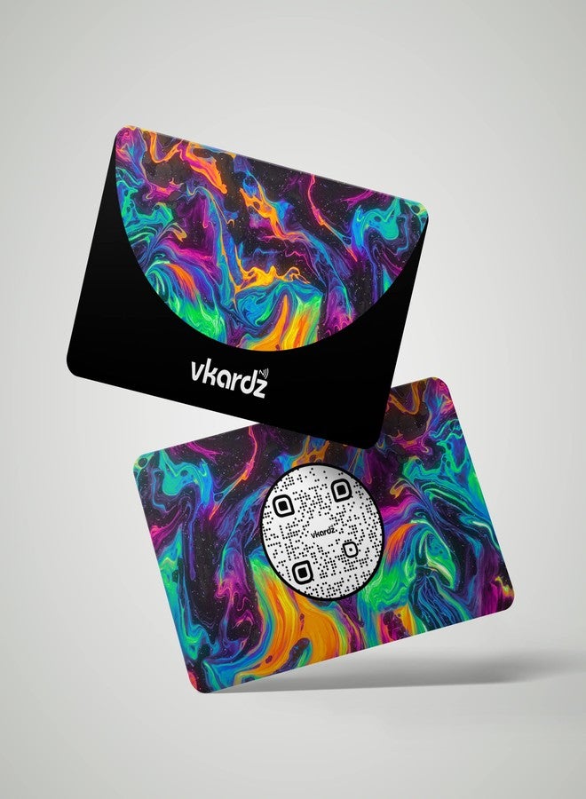 vkardz Fluid Smart Contactless NFC Digital Business Card | Tap to Share Profile, Contact & Social Links | Reusable Paperless Visiting Card - Image 1