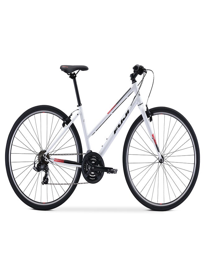 Fuji Absolute 2.1 ST Bike | 21 Inch Wheel Size | 21 Speed | Pearl White Color - Image 2