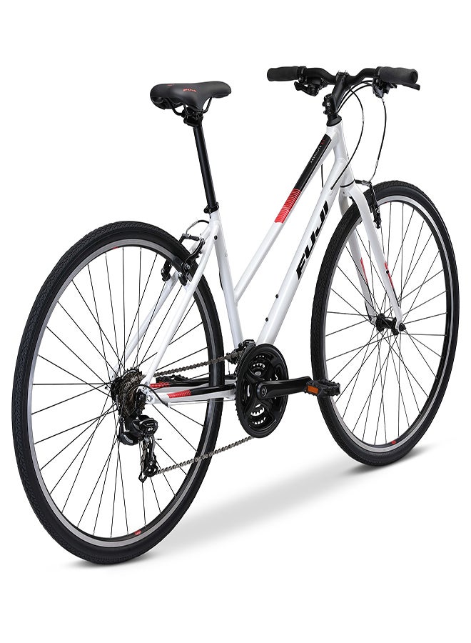Fuji Absolute 2.1 ST Bike | 21 Inch Wheel Size | 21 Speed | Pearl White Color - Image 3