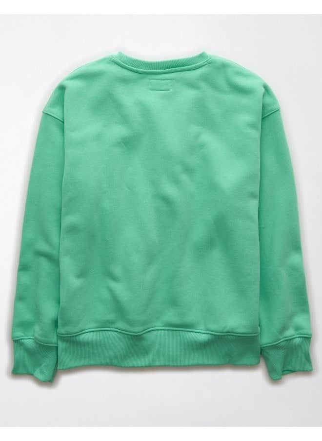 American Eagle - AE Everyday Luxe Crew Neck Sweatshirt - Image 1