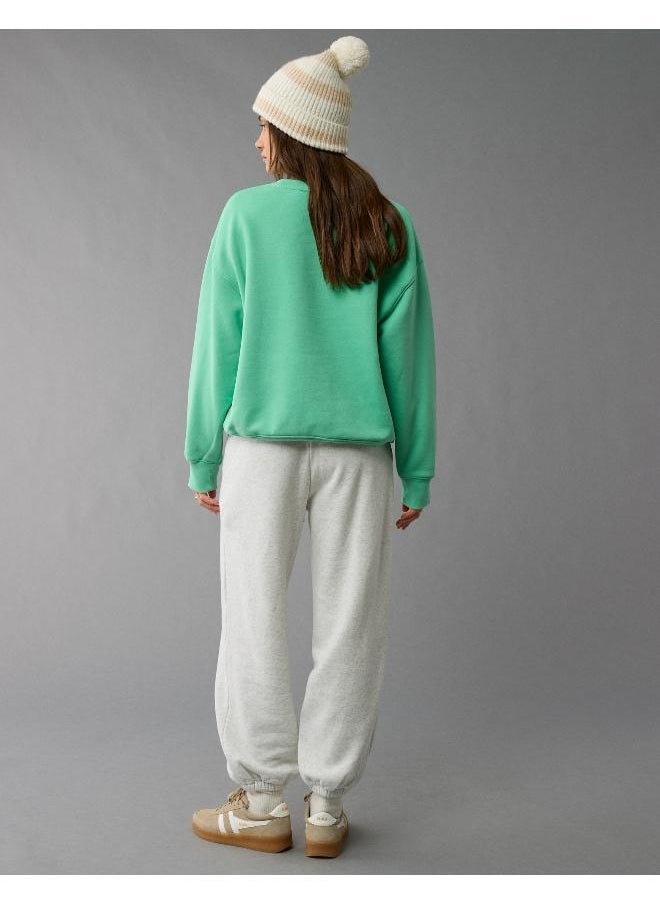 American Eagle - AE Everyday Luxe Crew Neck Sweatshirt - Image 1