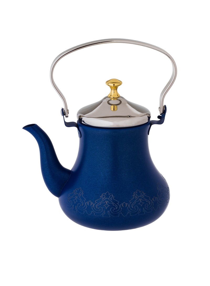 Hic Moroccan Teapot Stainless Steel Top Handle 1.60L Blue Color  - Image 1