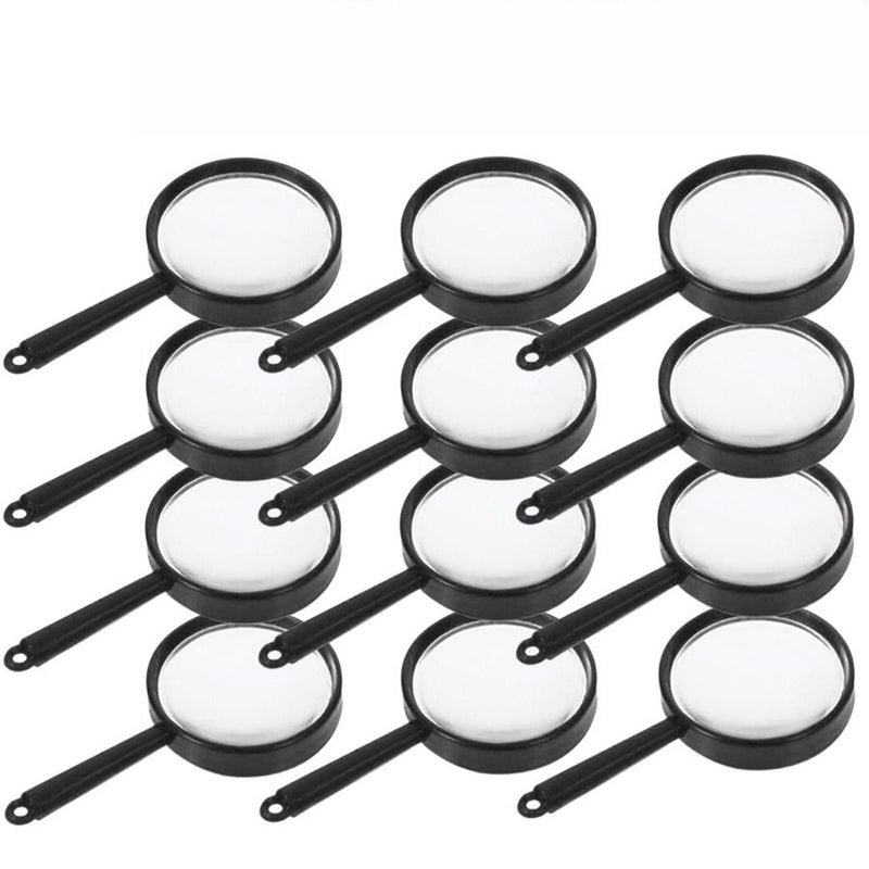 12 Pieces 2 Inch Handheld Magnifier Magnifying Glass Color Coded For Science Lessons Outdoor Activities And Reading - Image 5