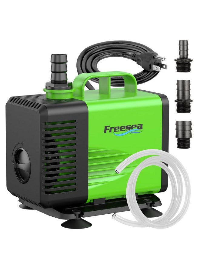 FREESEA - FREESEA Submersible Water Pump for Pond: 1350GPH 150W Aquarium Fountain Pump with 6.6ft Tubing for Waterfall Hydropoic Fish Tank - Image 1