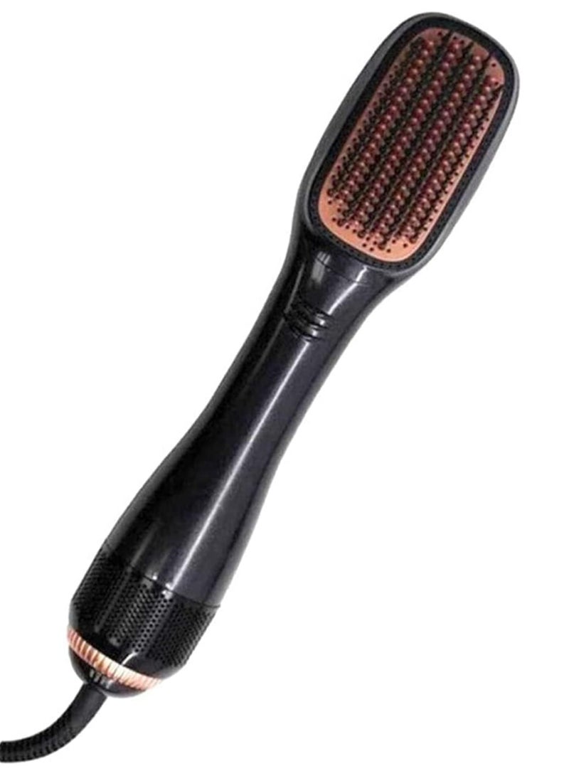 DubaiGallery 2 In 1 Professional Styling Brush Hair Dryer Brush Negative Ion Blow Dryer Straightening Brush Hot Air Styling Comb Electric Hair Dryer - Image 1
