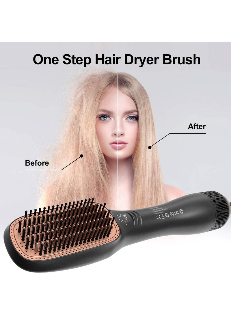 DubaiGallery 2 In 1 Professional Styling Brush Hair Dryer Brush Negative Ion Blow Dryer Straightening Brush Hot Air Styling Comb Electric Hair Dryer - Image 4