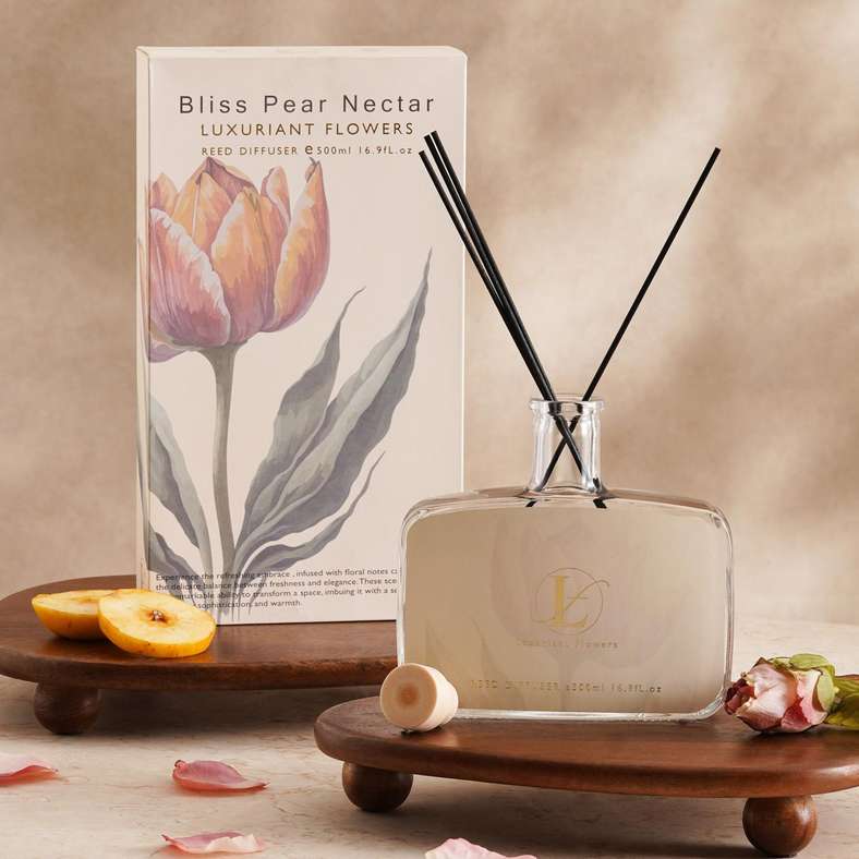 Bliss Pear Nectar Reed Diffuser 500ml - Yellow