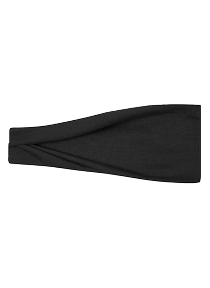 Generic Fashion Headbands For Women Wide Headband Yoga Workout Head Bands Hair Accessories(Black)  - Image 4