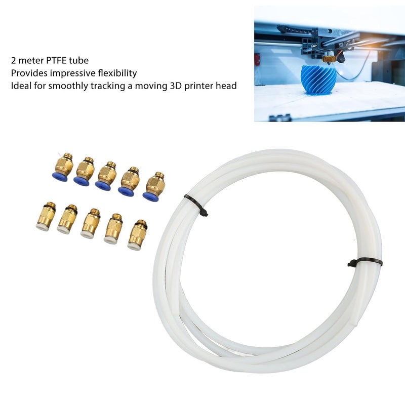 PTFE Tubing 2 Meter Flexible Tube for 3D Printer Filament 1.75mm PLA ABS - Image 3