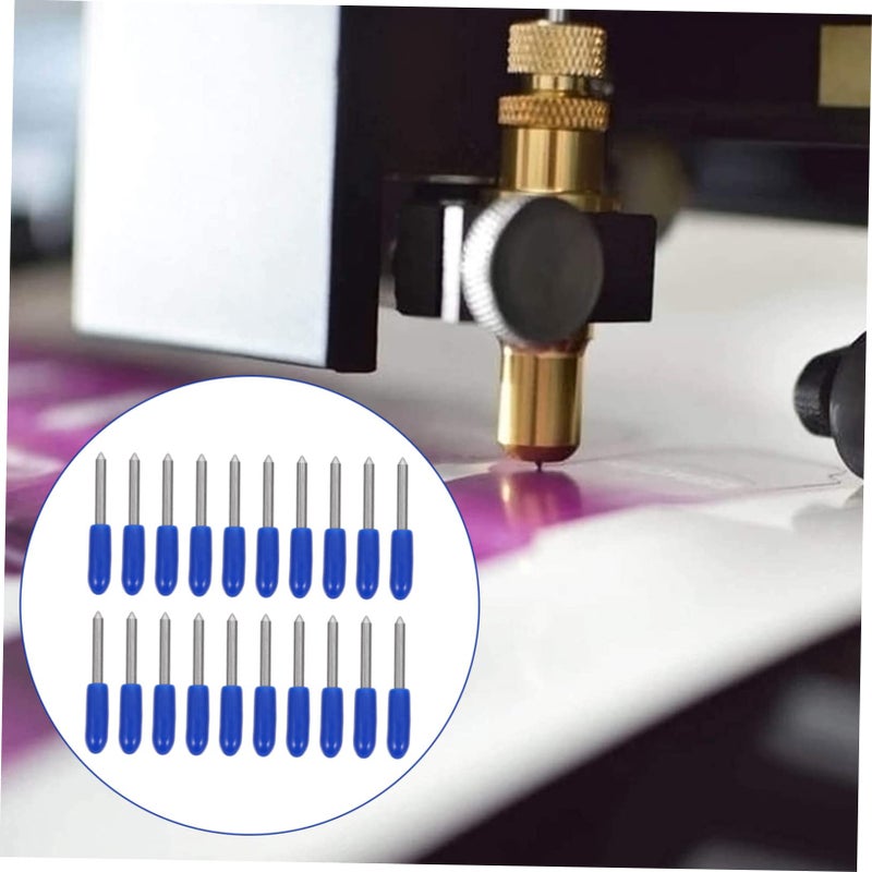 Blue Crafting Knife Set 20pcs Exacto Blades 2 3X0 2cm For Engraving Cutting Plotter Tool Lettering - Image 3