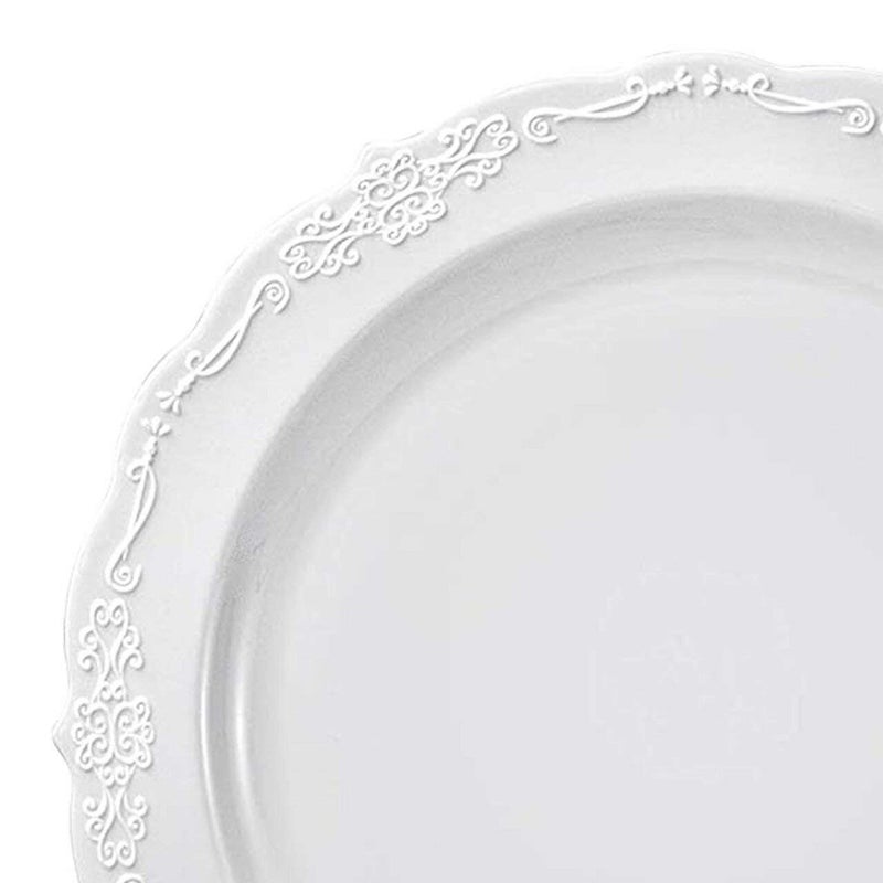 kaya أطباق عشاء دائرية بيضاء قابلة للتصرف من كايا - 10" (عبوات من 10) تصميم أنيق مثالي لأي مناسبة - Image 2