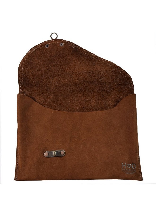 Hide & Drink Vintage Clutch Bag Handmade From Full Grain Leather Women’S Fashion (Swayze Suede)  - Image 2