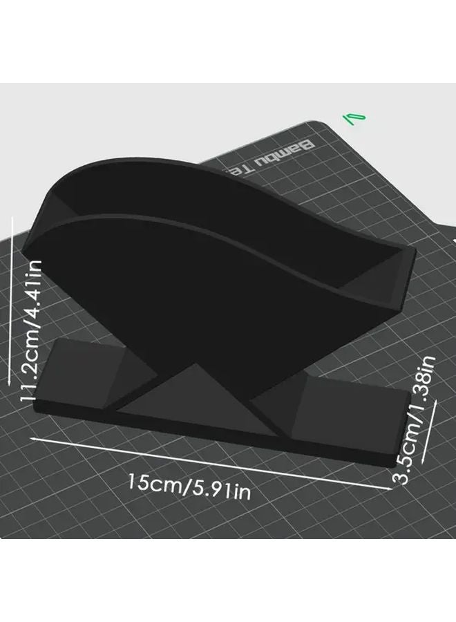 حامل مرشح القهوة البلاستيكي الأسود - منظف سطح المكتب المتين والمقتصد للمساحة - Image 5