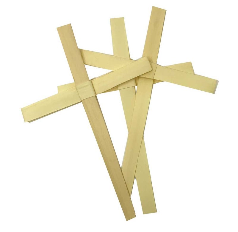 F.A. Dumont Palm Sunday Palm Crosses - Pack of 50 - 9.5" Tall - Image 1