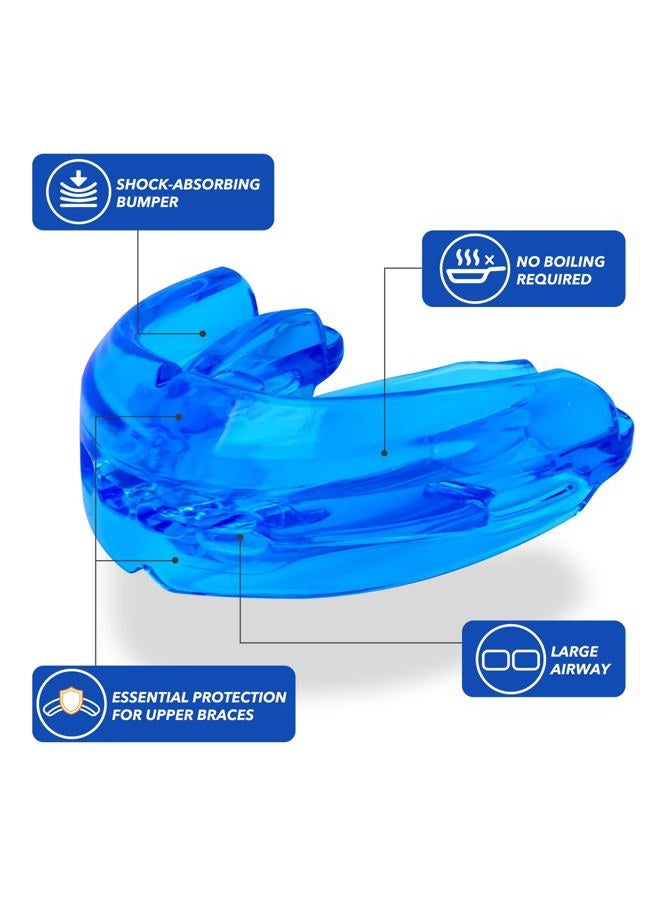 TEETH WALLS Mouth Guard Sports Youth Adult, Mouthguard for Braces Sparring Mouth Guard,Double Braces, Premium Quality No Boiling Required，Football, Taekwondo, Jujitsu and Karate. - Image 5