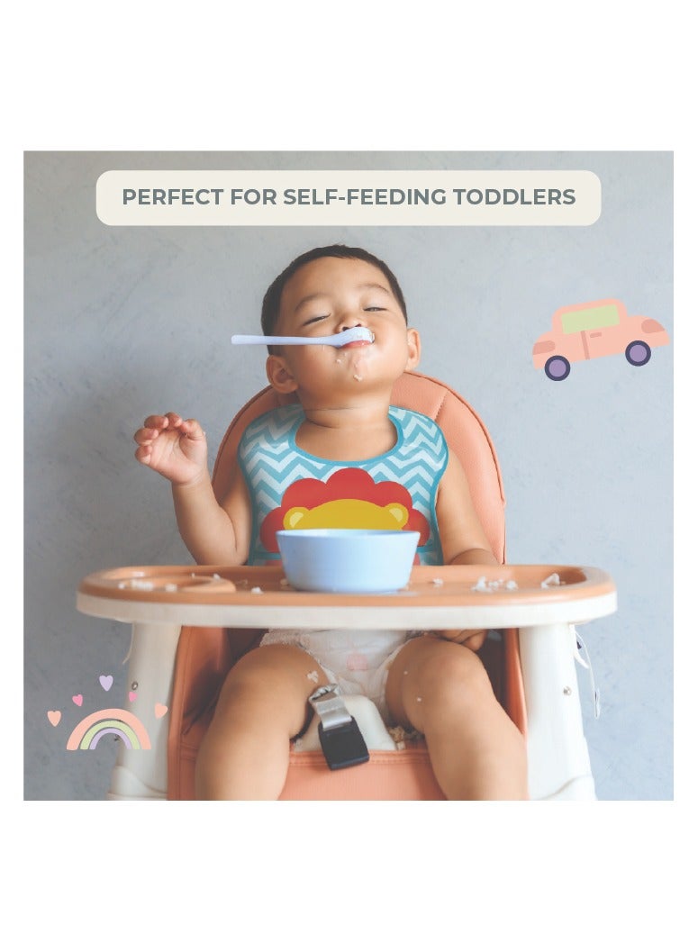 Nurtur PP Bib with Pocket - Character Print - Lion/Boy - Pack of 1 - Image 5