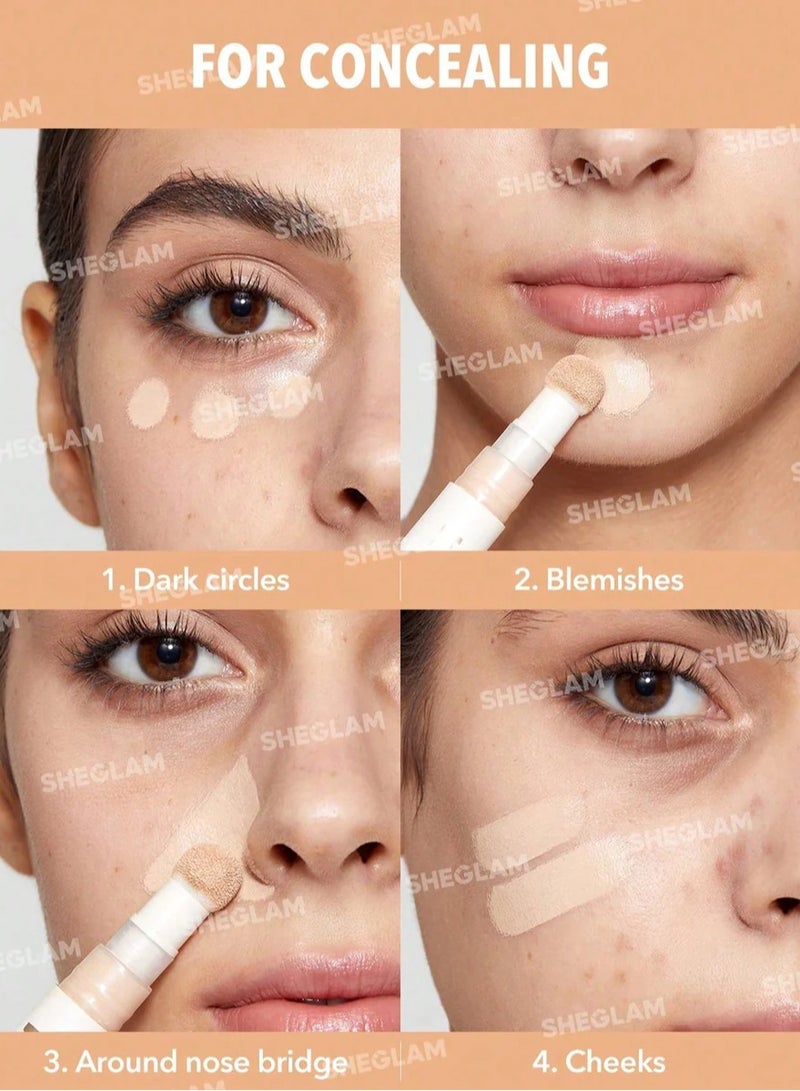 SHEGLAM Complexion Boost Concealer Golden - Image 5