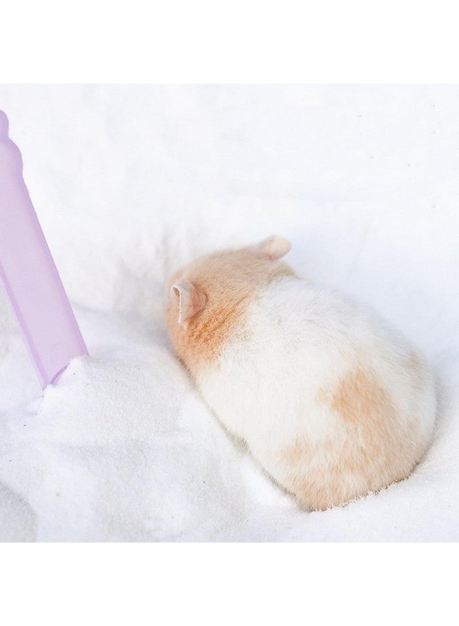 دكتور دودو رمل استحمام الهامستر من دكتور دودو، 2.8 رطل رمل صحراوي خالٍ من الغبار أو رمل للاستخدام في الحمام للهامستر والشنشيلة والجربوع والفئران السورية والحيوانات الصغيرة (أبيض) - Image 4